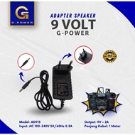 SPEAKER ADAPTOR 9 VOLT AD915 GPOWER CHARGER ADAPTOR