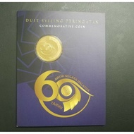Malaysia Nordic Gold Coin Card duit syiling 1 ringgit 2018 2017 60th Arkib Negara 60th Anniversary N