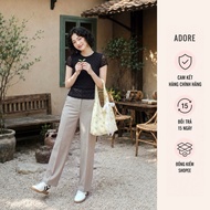 [ADORE] Beige striped wide-leg pants marked 512TR2011