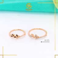 8K 6K Gold Emme Leaf Gold Ring CK 571 Galeri21 Official