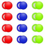 (NDPB) 12Pcs Marathon Running Bib Clips Magnets Number Buckle Number Holder Race Bib Securing Runnin