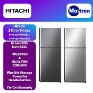 [SAVE3.0 RM200] Hitachi 2 Door Inverter Refrigerator | Fridge | Peti Ais | 375L R-VX420PM9