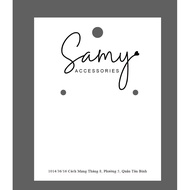 Custom printed earring label Tag 1000 PCS