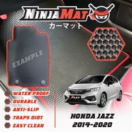 𝗡𝗶𝗻𝗷𝗮𝗠𝗮𝘁 Honda Jazz 2014-2020 Car Floor Mat and Carpet
