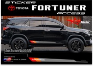 STICKER PINTU TOYOTA FORTUNER AKSESORIS TOYOTA ALL NEW FORTUNER
