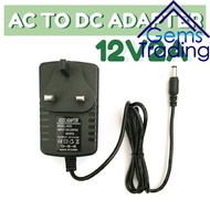 12V2A AC TO DC Power ADAPTER UK Wall Plug Switching Power Supply Transformer Adapter Converter Charg