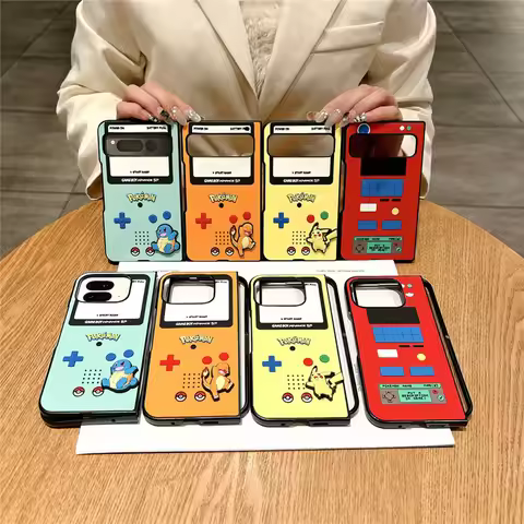 Anime P-Pokemon Phone Case For Google Pixel 9 Pro Fold Pixel-Fold Charmander Squirtle P-Pikachus Car