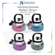 Nokida Maspion Rigoletto Whistling Kettle [2.5L/3L/3.5L/5L] Kettle Kettle Whistling Pot Water Cookin