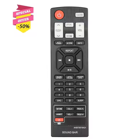 AKB73575421 Remote Control For Soundbar NB421 NB2420A NB2430 NB3530 NB3530A NB3540 NB3730A NB4530 NB