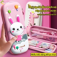 Aisha 3D Cartoon Children'S Pen Box For Primary School Students, Ultra-Light 3D Pen Holder