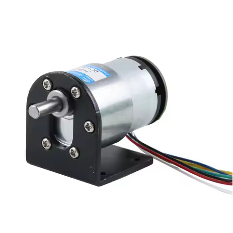 DC Gear Motor 6V 12V with Hall Encoder JGB37-520 Adjustable Speed High Torque Gear Motor DC Electric