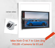 Màn hình Ô tô 7 In Cảm ứng 7012B Và Camera lùi 8 Led - Hàng chính hãng