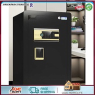 LEJU Safe Box Fingerprint Unlock Cash Box Widened Safe Box For Home Thickened Safety Box