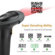 Eyoyo Wired 1D QR 2D barcode scanner handheld Extra Long USB Wired Bar Codes Reader CCD PDF417 Data