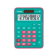 Casio Calculator เครื่องคิดเลข  คาสิโอ รุ่น  MX-12B-GNRD แบบตั้งโต๊ะสีสัน ขนาดกะทัดรัด 12 หลัก สีเขียวแดง
