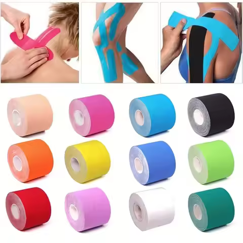 Sport tape 1Roll Elastic Kinesiology Tape Sports Muscle Tape Bandage Care Kinesiology First Aid Tape