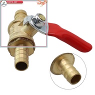 BJ Brass Ball Valve 6mm 8mm 10mm 12mm Hose Barb  for Water/Air Gas Line Shut-off