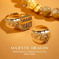 The Midas Touch - Dragon Abacus Ring Solid Gold 14K/18K (PRE-ORDER) Suitable for all Zodiac