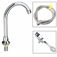 Step-on sink faucet, pedal faucet, doctor's faucet, stainless steel Lab faucet