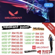 ⚔️VALORANT⚔️POINT🛡3300 POINT ⚠️ONLY RM 95‼️🛡Fast Process