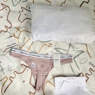 Calvin Klein 粉紅色女士內褲 XS 碼tback比堅尼丁字褲底褲 pink underwear