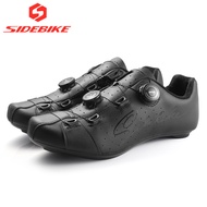 【ready】sidebike road cycling shoes men road bike shoes ultralight 540g bicycle sneakers self-locking professional breathable