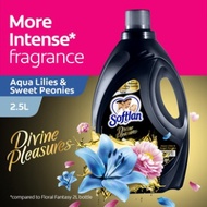 2.5L Softlan Divine Pleasures Aqua Lilies &amp; Sweet Peonies Fabric Softener with long-lasting scent and  Freshness Clothes Conditioner