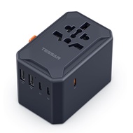 TESSAN 65W GaN Universal Travel Adapter พร้อม 2 USB และ 3 ประเภท C ปลั๊กอะแดปเตอร์สากล Fast Charger