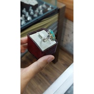 CINCIN FIRUS NISYABUR IRAN SILVER RING TURQUOISE STONE ORIGINAL PERSIAN DESIGN