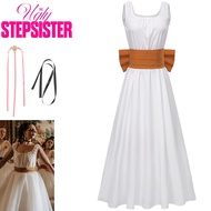 Ugly Stepsister Elvira Cosplay Costume Halloween Dress Evil Cinderella