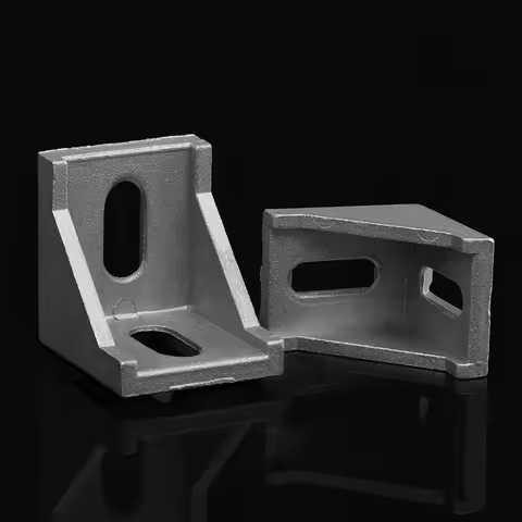 10pc Aluminium Profile Extrusion Bracket 2020 2028 3030 3060 4040 4080 4545 Corner Fitting Angle 20 