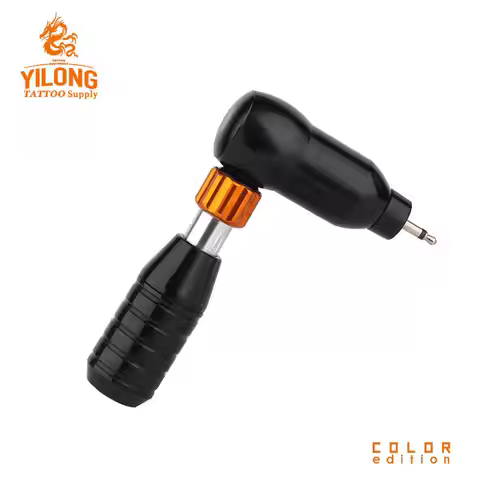 YILONG Professional L-shaped Tattoo Gun Adjustable Rotary Pen Motor Hybrid Tattoo Machine With RCA T