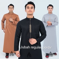 Robe Bju Canal Men's Prayer Clothes Gamus Men's Fashion Muslim Men's Juba Arab Pakian Buju Gamis Kok