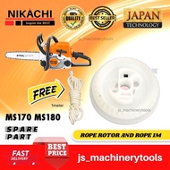 STIHL Chainsaw Rope Rotor Pully MS170 MS180 MS230 017 018 023 Spare Part NIKACHI PART