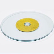 ความยาว50-150CM แก้ว โต๊ะกลม แก้วหมุนโต๊ะอาหาร ความหนา 5MMโต๊ะกระจก โต๊ะทานข้าวจานหมุน กระจกหมุนโต๊ะ