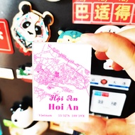 【Shipment within 24 hours‌】 Stiker Peti Sejuk Vietnam Hanoi Ho Chi Minh Bandar Danang Nha Trang Stik