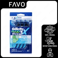 Gillette Blue 3 Ice - 4 Razors