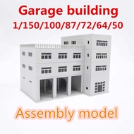1: 150/100/87/72/64/50  Assembled simulation architectural model sand table ornament teaching buildi