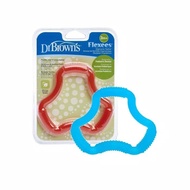 MERAH Dr. Brown Flexees Teether / Dr. Browns Flexees / Baby Bite Dr. Brown - Red
