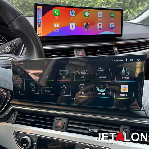 Radio Screen 14.9 Inch For Audi A4 A4L A5 B9 2016-2021 ID8 Android 14 Carplay Car Multimedia Player 