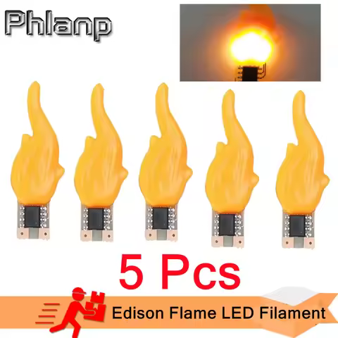 3V Led Cob Flash Candles Edison Flame LED Filament 2200K Diode Birthday Party Decoration Light Bulb 