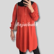 KATUN Df105 >> Jumbo Rayon Plain Tunic, Nursing Friendly biru TOSCA - Cool and Comfortable Rayon Cot