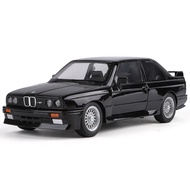 中精质造宝马M3复古车模BMW 3系E30小汽车模型1988合金玩具跑车1:24生日礼 1:36宝马M3街车版【正版】黑色