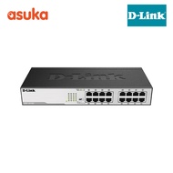 D-Link DGS-1016D 16-Port Gigabit Unmanaged Desktop/Rackmount Network Switch