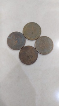 Uang logam koin coin kuno lama 2 setengah sen cent Belanda Nederthland