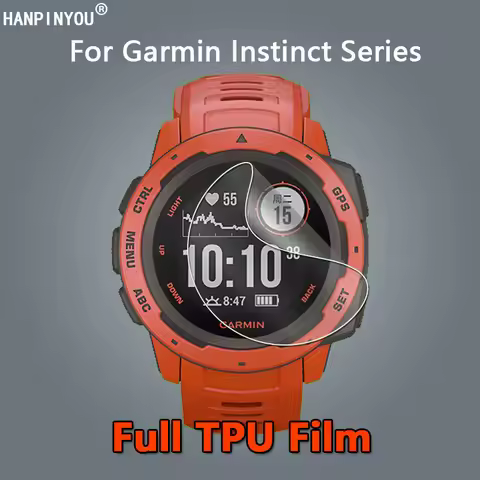 For Garmin Instinct 2 2S Solar Tide Tactical Smart Watch Ultra Clear Soft TPU Hydrogel Film Screen P