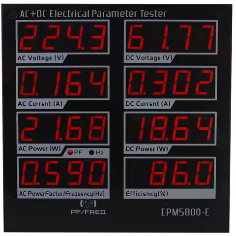 ZHURUI EPM5800-E voltmeter power meter/ampmeter/Electrical tester/ test Power Supply Driver efficien