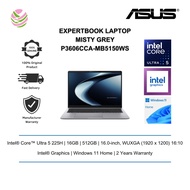 Asus ExpertBook P3 G1 P3606CCA-MB5150WS 16" WUXGA Laptop Misty Grey (Core Ultra 5 225H, 16GB D5, 512
