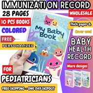 1 Bundle(10pcs) COLORED (28 pages) Baby health Book Immunization/Health Record