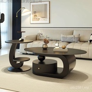 Coffee Table Tea Simple Combination Premium Luxury Living Room New Style Modern Slate Light Feel Sma